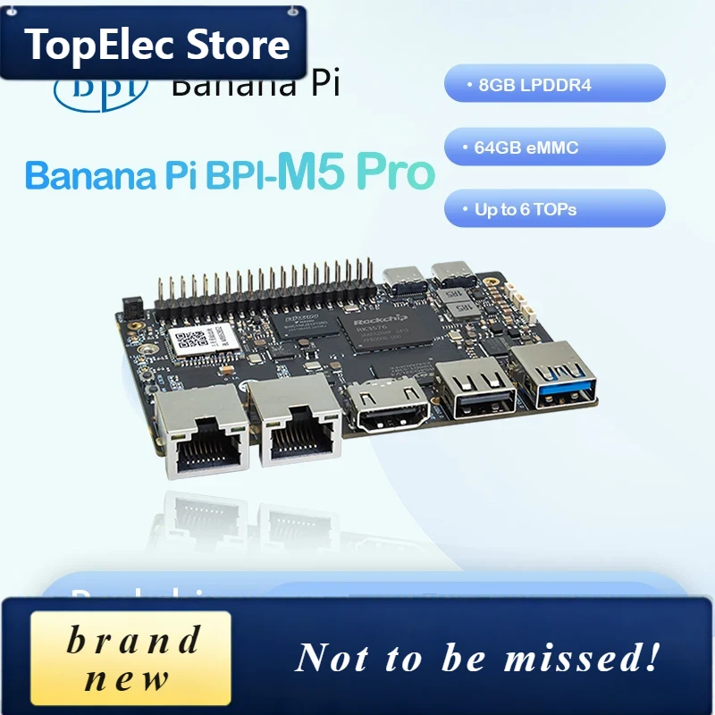 TopElec Banana Pi BPI-M5 Pro R - Banana Pi Bpi-M5 review and price