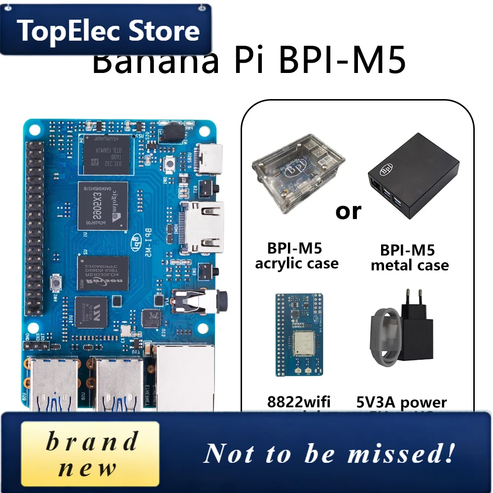TopElec Banana PI BPI-M5 SET W - Banana Pi Bpi-M5 review and price