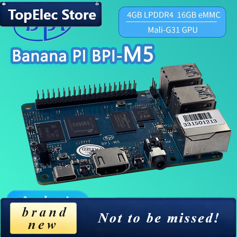 TopElec Banana PI BPI-M5 4GB L - Banana Pi Bpi-M5 review and price